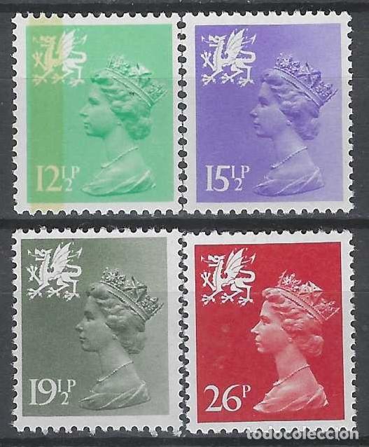 Sellos: REGIONALES DEFINITOS DE GALES 1982 - ISABEL II, S.COMPLETA - MNH**