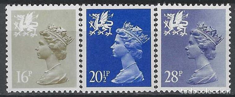 Sellos: REGIONALES DEFINITOS DE GALES 1983 - ISABEL II, S.COMPLETA - MNH**