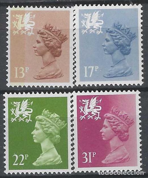 Sellos: REGIONALES DEFINITOS DE GALES 1984 - ISABEL II, S.COMPLETA - MNH**
