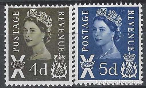 Sellos: REGIONALES DEFINITOS DE ESCOCIA 1968 - ISABEL II, S.COMPLETA - MNH**