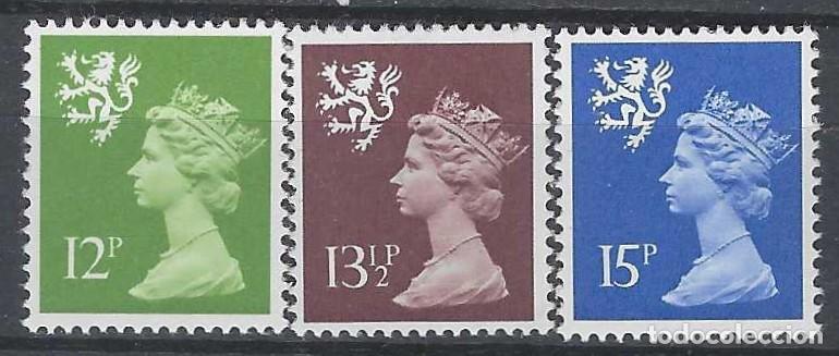 Sellos: REGIONALES DEFINITOS DE ESCOCIA 1980 - ISABEL II, S.COMPLETA - MNH**