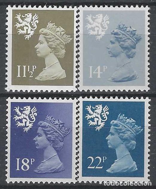 Sellos: REGIONALES DEFINITOS DE ESCOCIA 1981 - ISABEL II, S.COMPLETA - MNH**