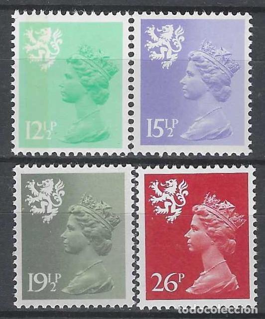 Sellos: REGIONALES DEFINITOS DE ESCOCIA 1982 - ISABEL II, S.COMPLETA - MNH**