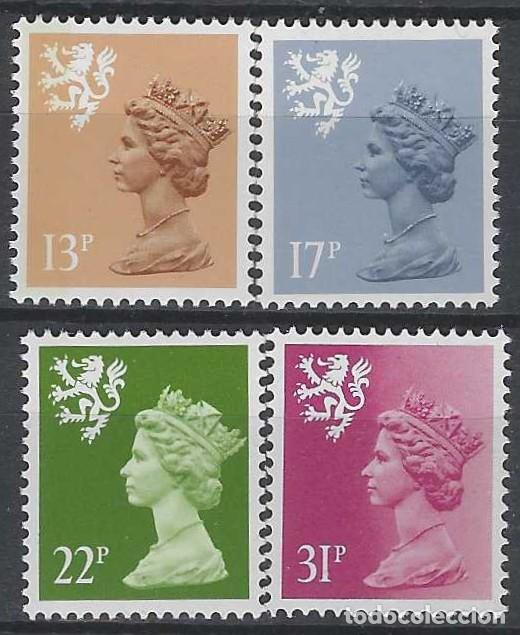Sellos: REGIONALES DEFINITOS DE ESCOCIA 1984 - ISABEL II, S.COMPLETA - MNH**