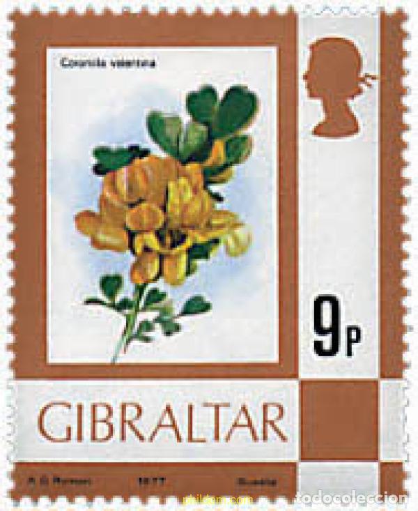 Sellos: 765454 MNH GIBRALTAR 1977 FAUNA Y FLORA