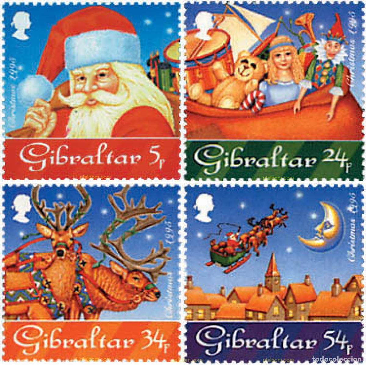 Sellos: 84298 MNH GIBRALTAR 1995 NAVIDAD