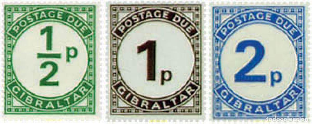 Sellos: 83607 MNH GIBRALTAR 1971 CIFRAS