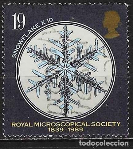 Sellos: Gran Breta&ntilde;a 1989 - Mi 1218 - YT 1396 - Cristal de nieve