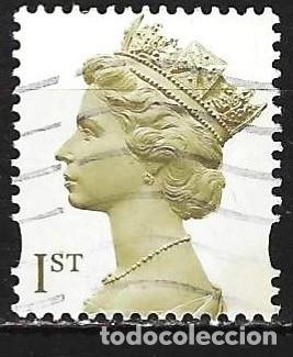 Sellos: Gran Breta&ntilde;a 2000 - Mi 1843 CS - YT 2145 - Reina Isabel II