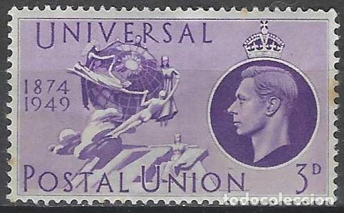 Selos: GRAN BRETA&Ntilde;A 1949 - 75&ordm; ANIV. DE LA UPU, MONUMENTO EN BERNA - MNH**