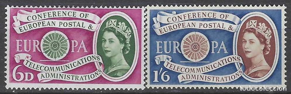Sellos: GRAN BRETA&Ntilde;A 1960 - EMISI&Oacute;N EUROPA, S.COMPLETA - MH*
