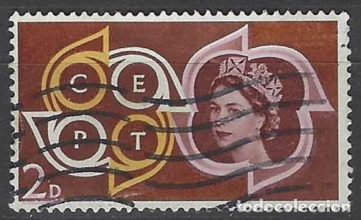 Sellos: GRAN BRETA&Ntilde;A 1961 - EMISI&Oacute;N EUROPA, EMBLEMA - USADO