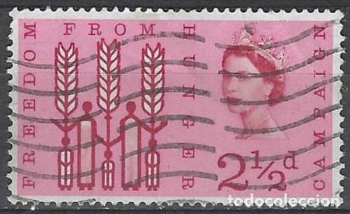 Selos: GRAN BRETA&Ntilde;A 1963 - CAMPA&Ntilde;A MUNDIAL CONTRA EL HAMBRE, 2&frac12;P - USADO