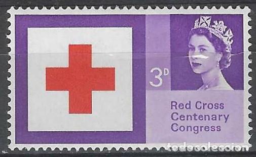 Selos: GRAN BRETA&Ntilde;A 1963 - CENTENARIO DE LA CRUZ ROJA - MH*