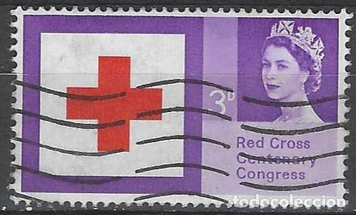 Selos: GRAN BRETA&Ntilde;A 1963 - CENTENARIO DE LA CRUZ ROJA - USADO