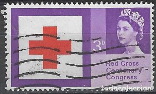 Selos: GRAN BRETA&Ntilde;A 1963 - CENTENARIO DE LA CRUZ ROJA - USADO