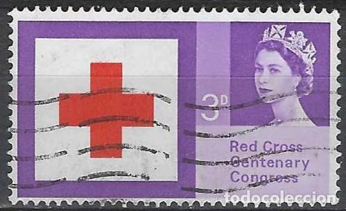 Selos: GRAN BRETA&Ntilde;A 1963 - CENTENARIO DE LA CRUZ ROJA - USADO