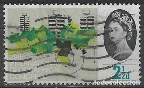 Briefmarken: GRAN BRETA&Ntilde;A 1964 - 20&ordm; ANIV. DEL CONGRESO INTERNACIONAL DE GEOGRAF&Iacute;A, 2&frac12;P - USADO