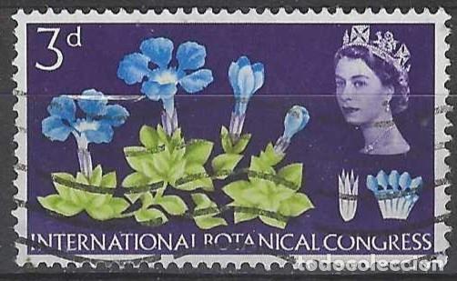 Briefmarken: GRAN BRETA&Ntilde;A 1964 - 10&ordm; CONGRESO INTERNACIONAL SOBRE BOT&Aacute;NICA, 3P - USADO