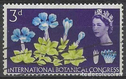 Briefmarken: GRAN BRETA&Ntilde;A 1964 - 10&ordm; CONGRESO INTERNACIONAL SOBRE BOT&Aacute;NICA, 3P - USADO