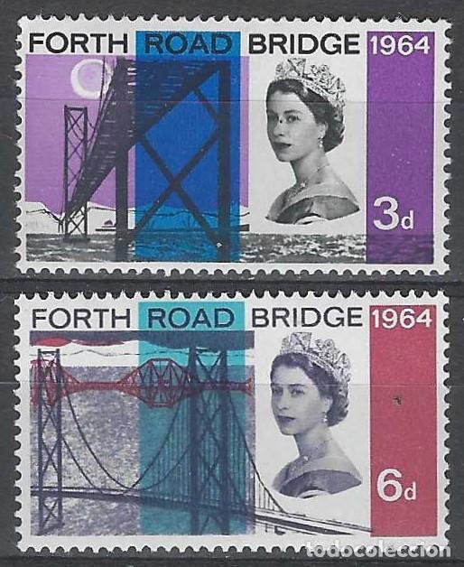 Briefmarken: GRAN BRETA&Ntilde;A 1964 - INAGURACI&Oacute;N DEL PUENTE &rdquo;FORTH ROAD&rdquo;, S.COMPLETA - MNH**