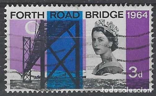 Briefmarken: GRAN BRETA&Ntilde;A 1964 - INAGURACI&Oacute;N DEL PUENTE &rdquo;FORTH ROAD&rdquo;, 3P - USADO