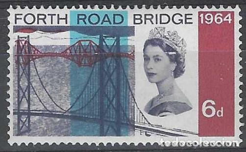 Briefmarken: GRAN BRETA&Ntilde;A 1964 - INAGURACI&Oacute;N DEL PUENTE &rdquo;FORTH ROAD&rdquo;, 6P - MH*