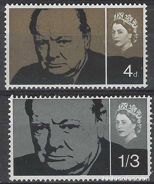 Briefmarken: GRAN BRETA&Ntilde;A 1965 - SIR WINSTON SPENCER CHURCHILL, S.COMPLETA - MH*