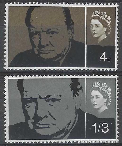 Briefmarken: GRAN BRETA&Ntilde;A 1965 - SIR WINSTON SPENCER CHURCHILL, S.COMPLETA - MNH**
