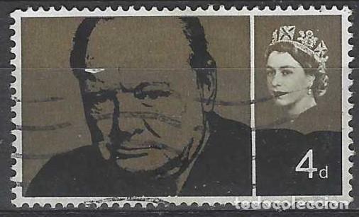 Briefmarken: GRAN BRETA&Ntilde;A 1965 - SIR WINSTON SPENCER CHURCHILL, 4P - USADO