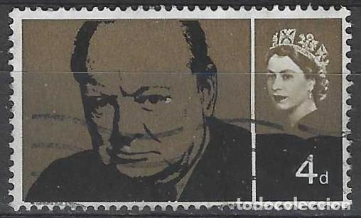 Briefmarken: GRAN BRETA&Ntilde;A 1965 - SIR WINSTON SPENCER CHURCHILL, 4P - USADO