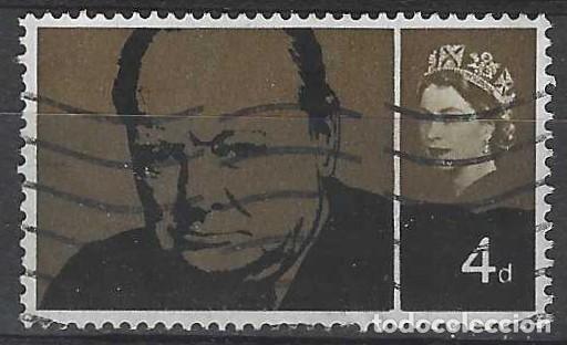 Briefmarken: GRAN BRETA&Ntilde;A 1965 - SIR WINSTON SPENCER CHURCHILL, 4P - USADO