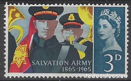 Briefmarken: GRAN BRETA&Ntilde;A 1965 - CENTENARIO DEL EJ&Eacute;RCITO DE SALVACI&Oacute;N - MH*