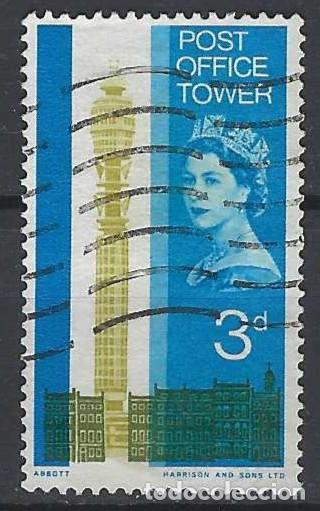 Stamps: GRAN BRETA&Ntilde;A 1965 - INAUGURACI&Oacute;N DE LA OFICINA POSTAL EN LA TORRE DE LONDRES - USADO