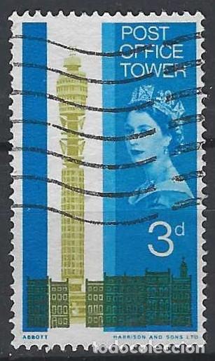 Stamps: GRAN BRETA&Ntilde;A 1965 - INAUGURACI&Oacute;N DE LA OFICINA POSTAL EN LA TORRE DE LONDRES - USADO