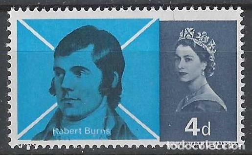 Stamps: GRAN BRETA&Ntilde;A 1966 - 170&ordm; ANIV. DE LA MUERTE DE ROBERT BURNS, POETA, 4P - MNH**