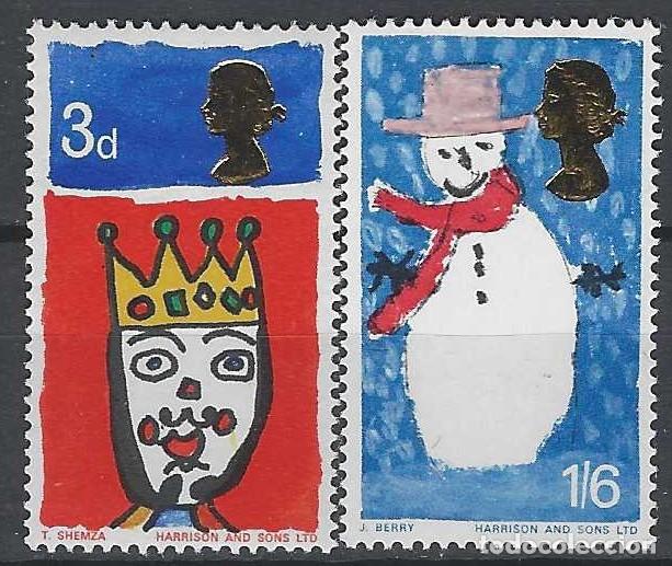 Timbres: GRAN BRETA&Ntilde;A 1966 - NAVIDAD, S.COMPLETA - MNH**