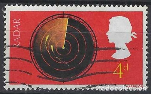 Sellos: GRAN BRETA&Ntilde;A 1967 - INVENTOS Y DESCUBRIMIENTOS BRIT&Aacute;NICOS, RADAR - USADO