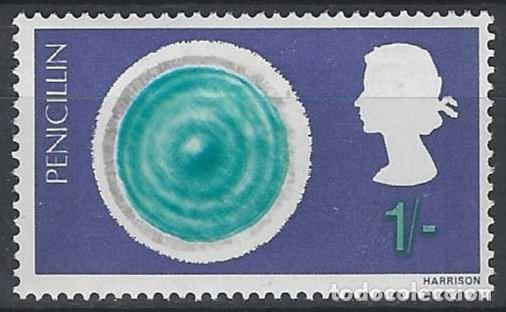 Sellos: GRAN BRETA&Ntilde;A 1967 - INVENTOS Y DESCUBRIMIENTOS BRIT&Aacute;NICOS, PENICILINA - MH*
