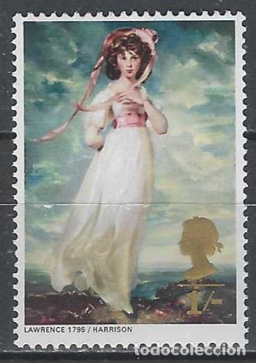Sellos: GRAN BRETA&Ntilde;A 1968 - PINTURAS, &rdquo;SARAH MULTON-BARET&rdquo;, SIR T. LAWRENCE - MNH**