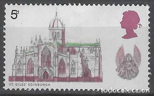 Sellos: GRAN BRETA&Ntilde;A 1969 - UNESCO, CATEDRALES, SAINT GILES, EDIMBURGO - MH*