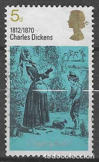 Sellos: GRAN BRETA&Ntilde;A 1970 - LITERATURA ,&rdquo;DAVID COPPERFIELD&rdquo; CHARLES DICKENS - USADO