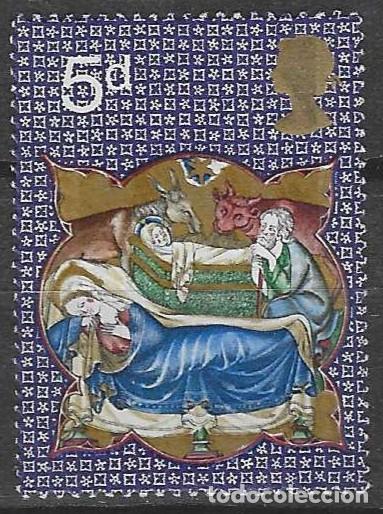 Sellos: GRAN BRETA&Ntilde;A 1970 - NAVIDAD, LA SAGRADA FAMILIA - MNH**