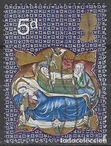 Sellos: GRAN BRETA&Ntilde;A 1970 - NAVIDAD, LA SAGRADA FAMILIA - USADO