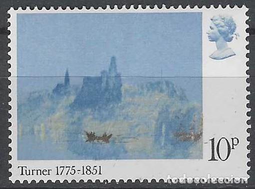 Sellos: GRAN BRETA&Ntilde;A 1975 - PINTURA, &rdquo;VISTA DE SAN LORENZO&rdquo; DE J.M.W.TURNER - MNH**