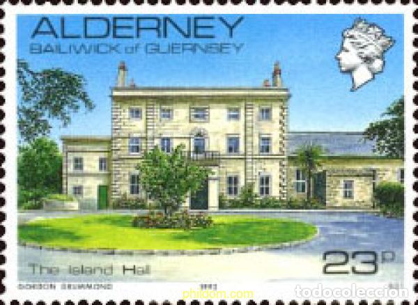 Sellos: 167615 MNH ALDERNEY 1992 VISTAS DE ALDERNEY