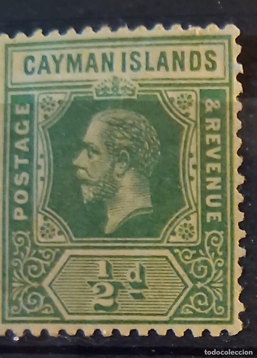 Sellos: GRAN BRETA&Ntilde;A, ISLAS CAIM&Aacute;N, 1907, CAT.YT.21.