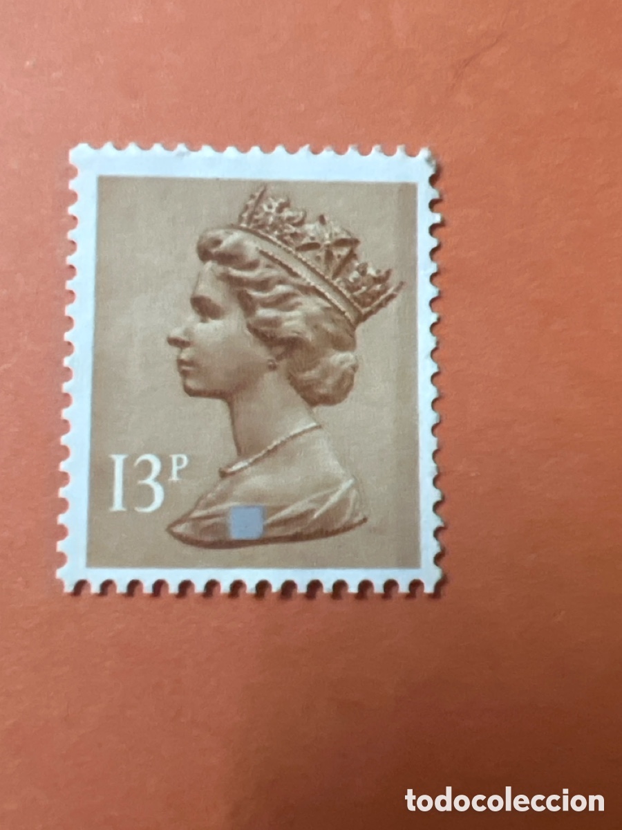 Sellos: S21. GRAN BRETA&Ntilde;A SELLO DE LA REINA ISABEL - QUEEN - 13 P
