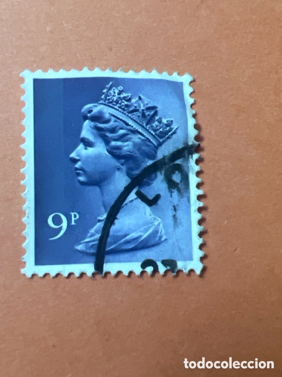 Sellos: S27. GRAN BRETA&Ntilde;A SELLO DE LA REINA ISABEL - QUEEN 9P