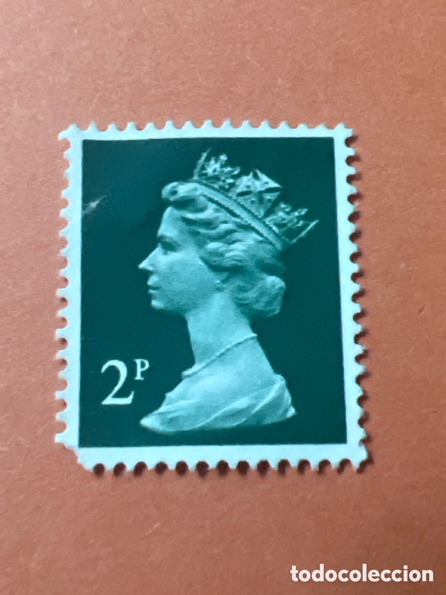 Sellos: S28. GRAN BRETA&Ntilde;A SELLO DE LA REINA ISABEL - QUEEN 2P